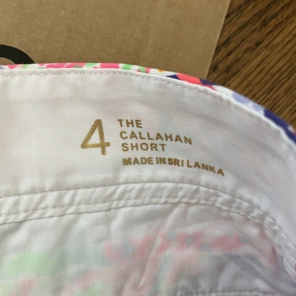 Lilly Pulitzer Women 4 Multi Roar Of The Seas Preppy Tropical The Callahan Short - Picture 7 of 9